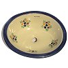Blue Bouquet Ceramic Talavera Sink