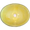 Small Washed Yellow Talavera Ceramic Sink