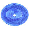 Big Washed Blue Talavera Ceramic Sink
