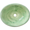 Small Washed Green Talavera Ceramic Sink
