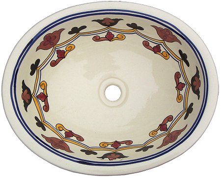 TalaMex Colorful Ceramic Talavera Sink