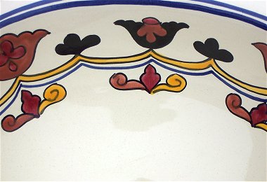 TalaMex Colorful Ceramic Talavera Sink Close-Up