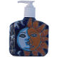 Sun and Moon Talavera Soap Container