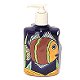Fish Talavera Soap Container