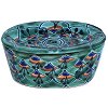 Green Peacock Talavera Ceramic Soap Dish