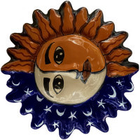 Moon Talavera Ceramic Sun Face