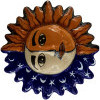 Moon Talavera Ceramic Sun Face