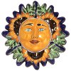 Medium-Sized Sunflower Talavera Ceramic Sun Face