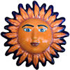 TalaMex Medium-Sized Talavera Ceramic Sun Face