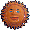 Big Talavera Ceramic Sun Face
