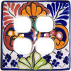 Mantel Talavera Double Outlet Switch Plate