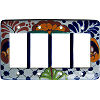 Mantel Talavera Quadruple Decora Switch Plate