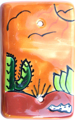 Desert Talavera Cover Plate