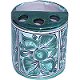 Green/White Toothbrush Holder