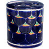 Blue Peacock Toothbrush Holder