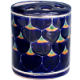Blue Peacock Toothbrush Holder