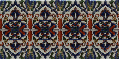 Alhambra Kashana 8 Mexican Tile Close-Up