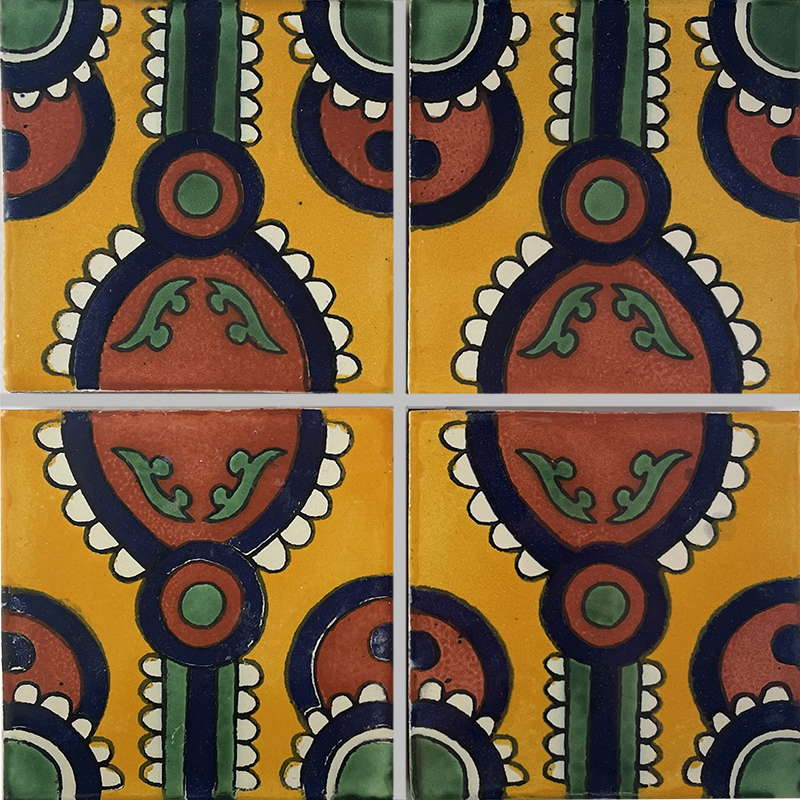 Indio Talavera Mexican Tile Details