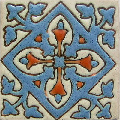 Cyan Verona Alhambra Talavera Mexican Tile