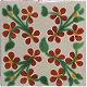 Red Violets Talavera Mexican Tile