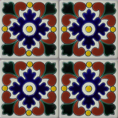 Alhambra Rovereto Mexican Tile Close-Up