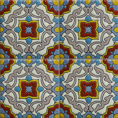 Alhambra Bolzano Mexican Tile Close-Up