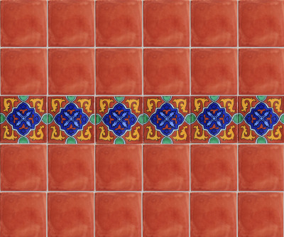 Terra Granada Talavera Mexican Tile Close-Up