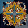 Aqua Fire Talavera Mexican Tile