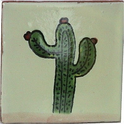 Cactus Talavera Mexican Tile