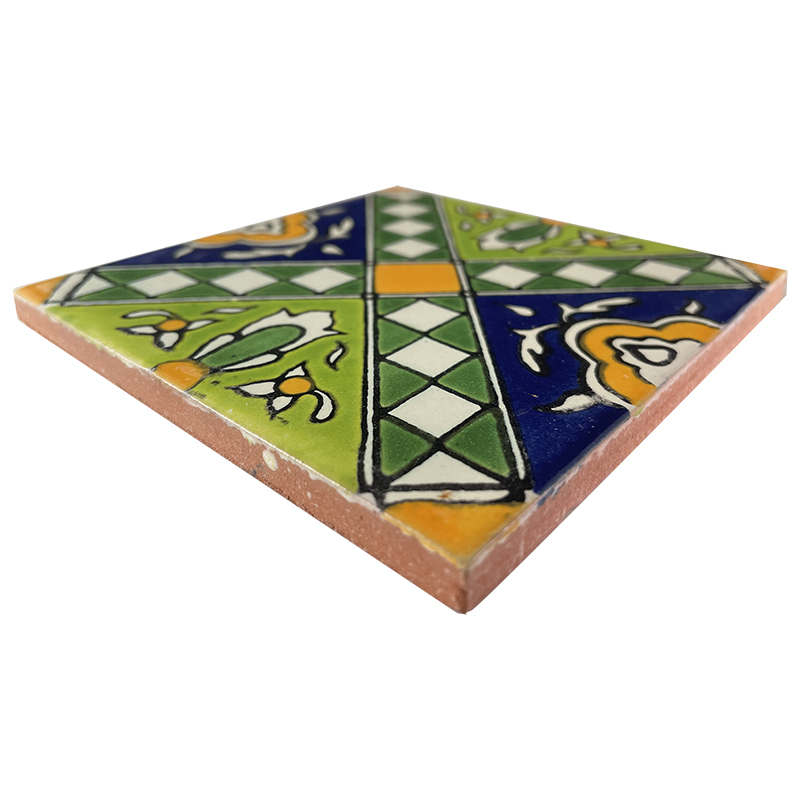 Mexican Kitchen Tiles on Green Zamora Talavera Mexican Tile   211315 370