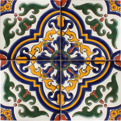 Alhambra HV3 Talavera Tile Details