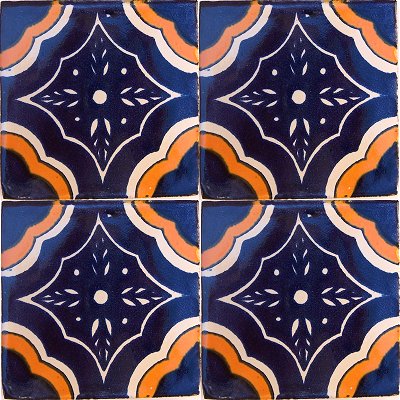 TalaMex Palace Talavera Mexican Tile Close-Up