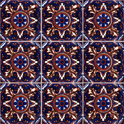 TalaMex Romalio Talavera Mexican Tile Close-Up