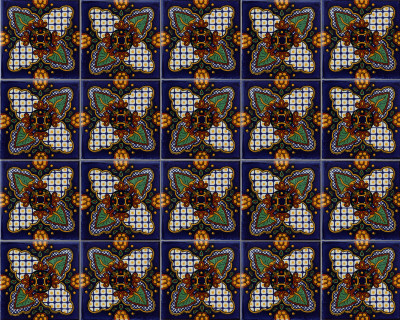 TalaMex Alaraz Talavera Mexican Tile Close-Up