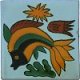 Striped Fish Talavera Mexican Tile
