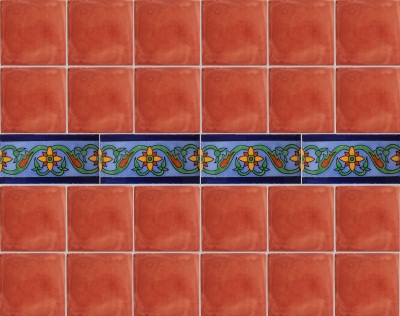 TalaMex Rollan Subway Mexican Tile Close-Up