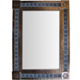 TalaMex Large Silver Montijo Tile Mexican Mirror