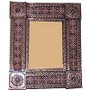 Small Brown Granada Tile Talavera Tin Mirror