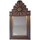 Antique Sun/Eclipse Tin Mirror