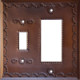 Toggle-Decora Antique Tin Switchplate