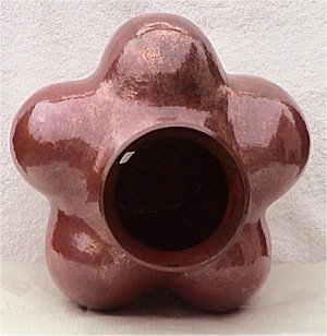 Arts & Crafts Pumpkin Copper Vase Details
