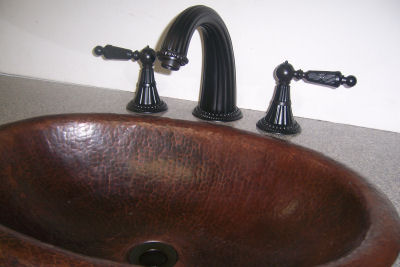 Colonial Crest Oil Rubbed Bronze Bathroom Sink Faucet