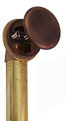 Soft Toe Touch Venetian Bronze Bathtub Drain Details