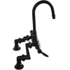 Oil Rubbed Bronze Deck Mount Bathtub Faucet - F345H-ABIOC