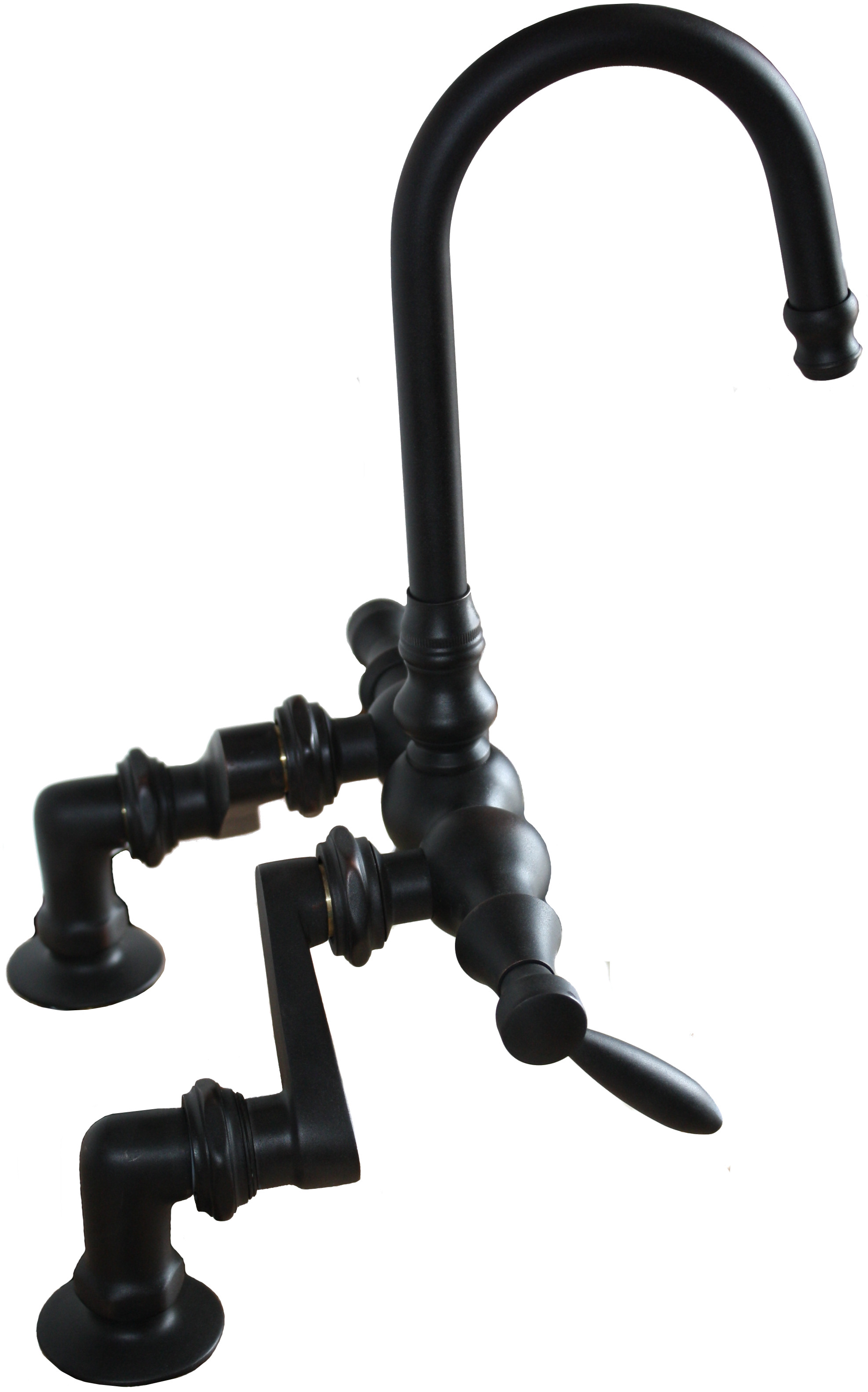 Oil Rubbed Bronze Deck Mount Bathtub Faucet - F345H-ABIOC