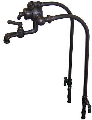 Oil Rubbed Bronze Floor Mount Bathtub Faucet F311M-AHAFOC