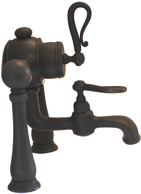 Oil Rubbed Bronze Deck Mount Bathtub Faucet - F335H-ABOC Details