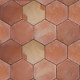 Hexagon Clay Saltillo Tile