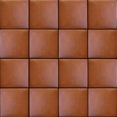Square 5 Clay Lincoln Mexican Floor Tile Close-Up