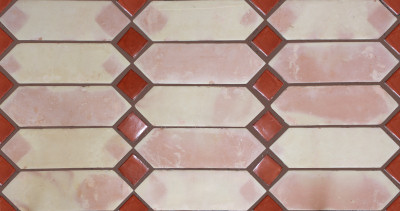 Picket Clay Saltillo Tile Close-Up